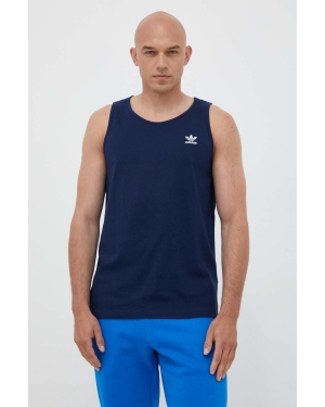 adidas Originals t-shirt bawełniany kolor niebieski