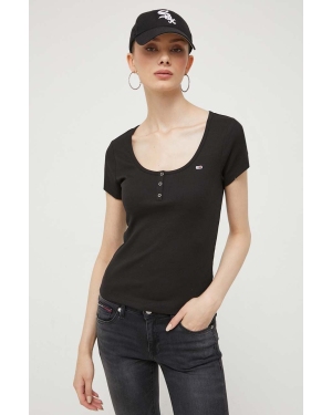 Tommy Jeans t-shirt damski kolor czarny