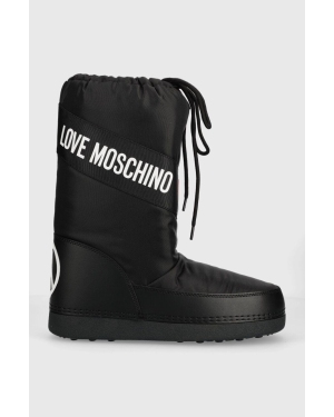 Love Moschino śniegowce kolor czarny JA24032G1HISA000
