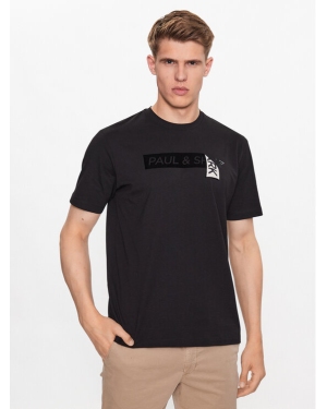 Paul&Shark T-Shirt 13311635 Czarny Regular Fit