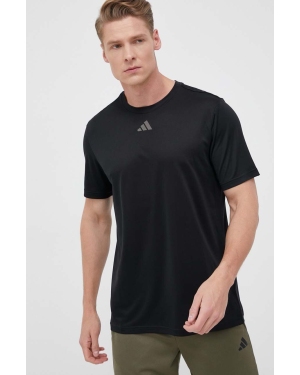 adidas Performance t-shirt treningowy HIIT Slg kolor czarny z nadrukiem