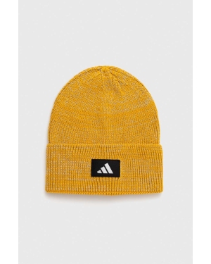 adidas Performance czapka kolor żółty