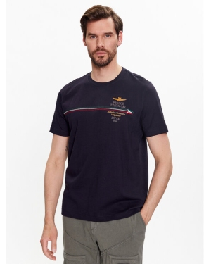 Aeronautica Militare T-Shirt 231TS2078J592 Granatowy Regular Fit