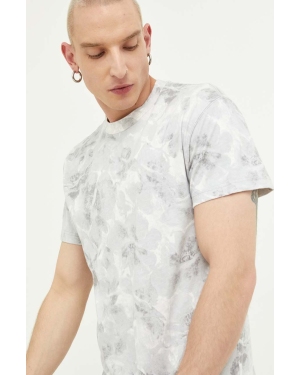Abercrombie & Fitch t-shirt bawełniany kolor szary wzorzysty