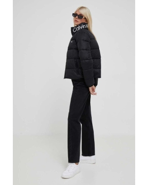 Calvin Klein Jeans kurtka damska kolor czarny zimowa