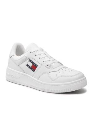 Tommy Jeans Sneakersy Retro Basket EN0EN01723 Biały