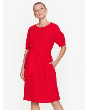 Seidensticker Sukienka codzienna 60.134576 Czerwony Regular Fit