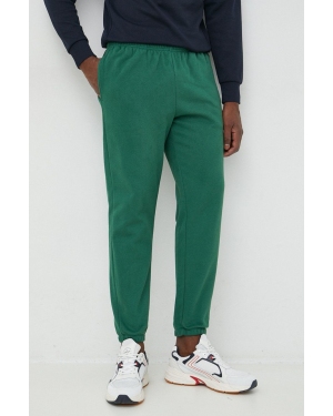 GAP spodnie dresowe męskie kolor zielony gładkie