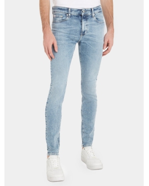 Calvin Klein Jeans Jeansy J30J323868 Niebieski Super Skinny Fit