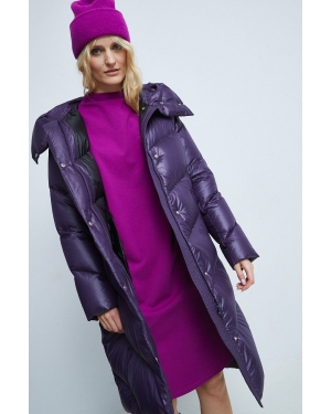 Medicine Płaszcz puchowy kolor fioletowy zimowy