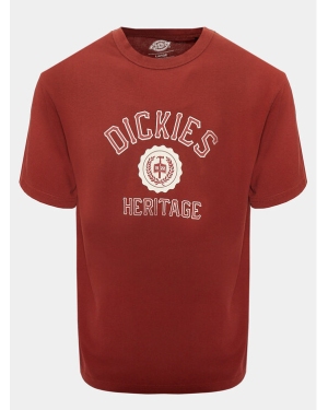 Dickies T-Shirt Oxford DK0A4YFL Bordowy Regular Fit