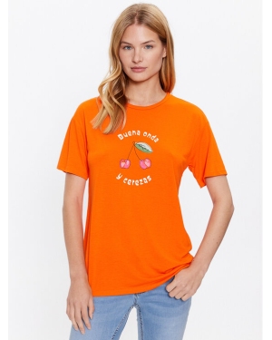 JDY T-Shirt 15286245 Pomarańczowy Loose Fit