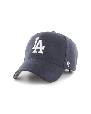 47brand Czapka MLB Los Angeles Dodgers kolor granatowy z aplikacją