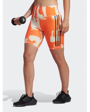 adidas Szorty rowerowe THEBE MAGUGU HN6180 Pomarańczowy Slim Fit