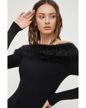 Blugirl Blumarine sweter damski kolor czarny lekki