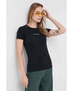 MAX&Co. t-shirt bawełniany kolor czarny