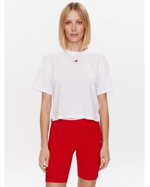 Tommy Hilfiger T-Shirt Essentials S10S101670 Biały Cropped Fit