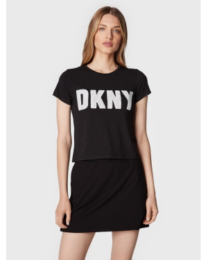 DKNY T-Shirt P2FKHGWG Czarny Regular Fit