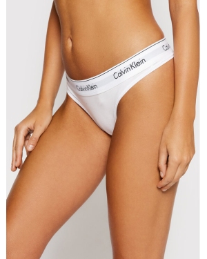 Calvin Klein Underwear Stringi 0000F3786E Biały