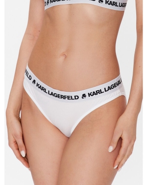 KARL LAGERFELD Figi klasyczne Logo 211W2111 Biały