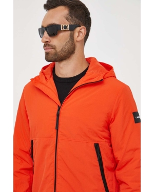 Calvin Klein kurtka męska kolor pomarańczowy przejściowa