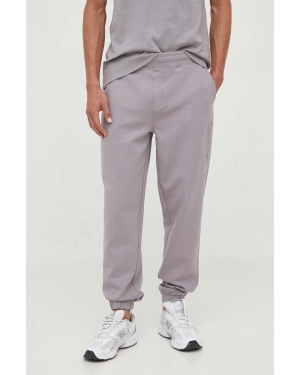 Calvin Klein spodnie dresowe kolor szary z aplikacją