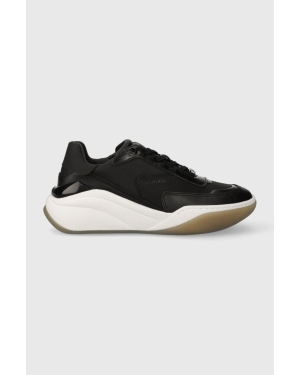 Calvin Klein sneakersy CLOUD WEDGE LACE UP kolor czarny HW0HW01647