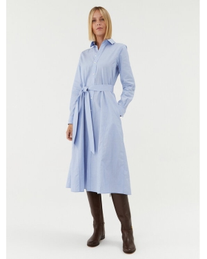 Polo Ralph Lauren Sukienka koszulowa 211910817001 Niebieski Regular Fit