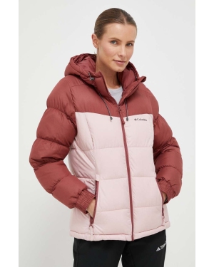 Columbia kurtka damska kolor różowy zimowa
