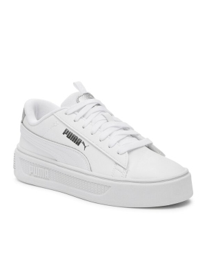 Puma Sneakersy Smash Platform v3 Pop Up 392504 02 Biały