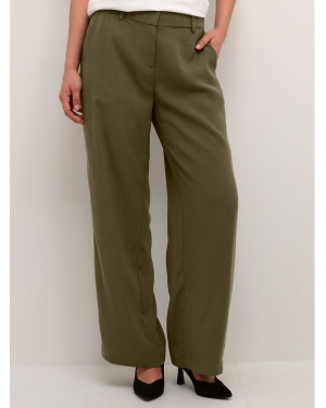 Cream Spodnie materiałowe Crcocamia 10611708 Zielony Regular Fit