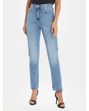 Calvin Klein Jeans Jeansy J20J221222 Niebieski Straight Fit