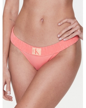 Calvin Klein Swimwear Dół od bikini KW0KW02065 Pomarańczowy