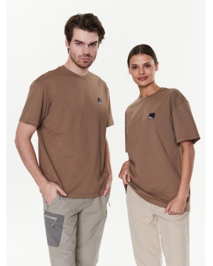 Jack Wolfskin T-Shirt Unisex Eschenheimer 1809091 Beżowy Regular Fit