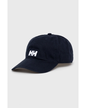 Helly Hansen czapka kolor granatowy z aplikacją 38791-597