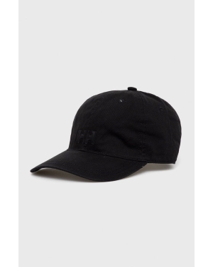 Helly Hansen czapka kolor czarny z aplikacją 38791-597