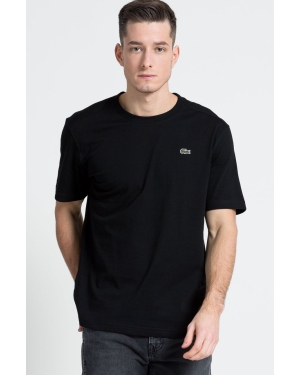 Lacoste T-shirt TH7618 kolor czarny gładki TH7618-001