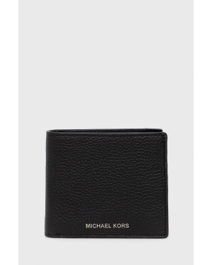 Michael Kors portfel skórzany męski kolor czarny