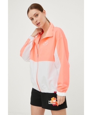 New Balance kurtka damska kolor pomarańczowy przejściowa