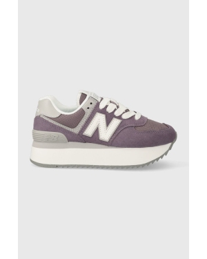 New Balance sneakersy WL574ZSP kolor fioletowy