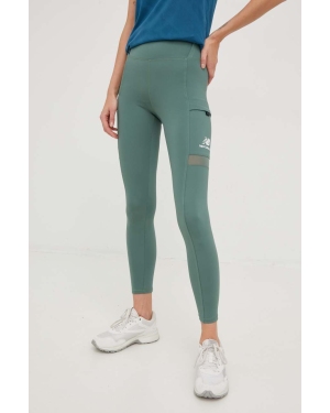 New Balance legginsy do biegania All Terrain damskie kolor zielony gładkie