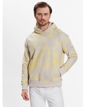 Calvin Klein Bluza Camo Aop Comfort Hoodie K10K111422 Żółty Regular Fit