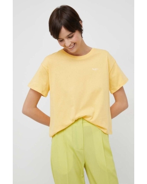 Pepe Jeans t-shirt bawełniany Wimani kolor żółty