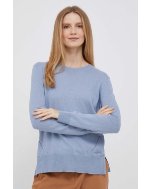 Pepe Jeans sweter z domieszką wełny Donna damski kolor niebieski lekki