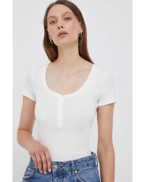 Pepe Jeans t-shirt damski kolor biały