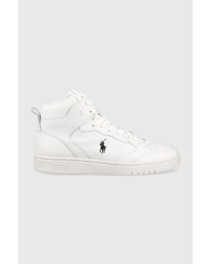Polo Ralph Lauren sneakersy skórzane Polo Crt kolor biały 809877680001