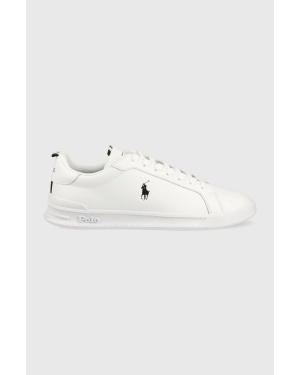 Polo Ralph Lauren sneakersy skórzane Hrt Ct II kolor biały 809860883006