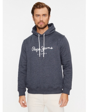 Pepe Jeans Bluza Nouvel Hoodie PM582521 Granatowy Regular Fit