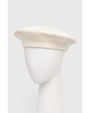 Polo Ralph Lauren beret wełniany kolor beżowy wełniany