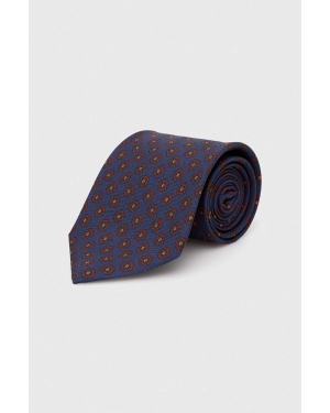 Polo Ralph Lauren krawat jedwabny kolor granatowy